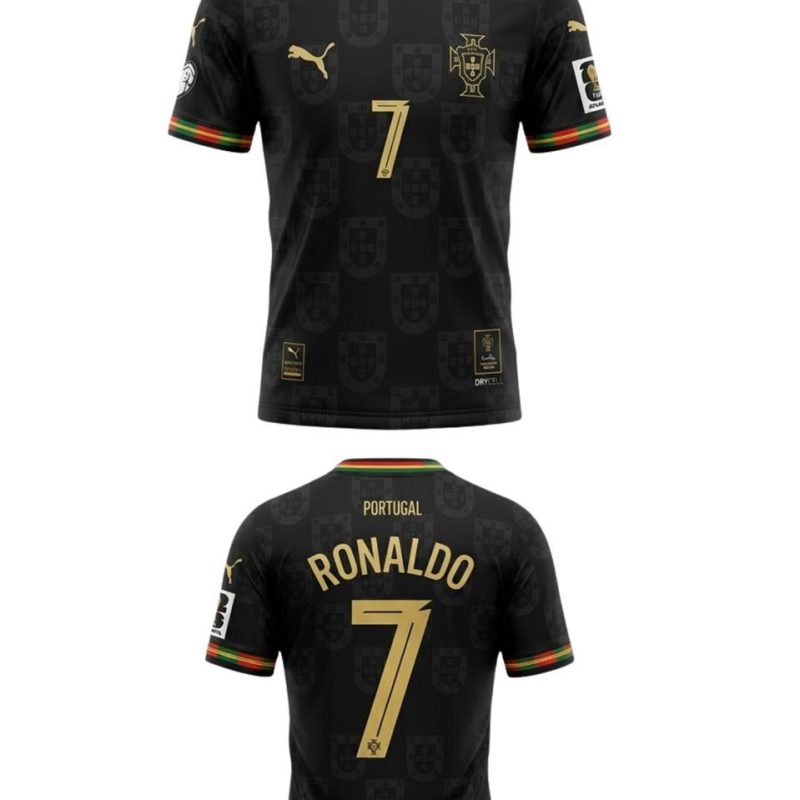 CR7 Portugal Jersey Black Edition